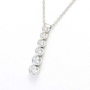 TIFFANY Silver Diamond Necklace